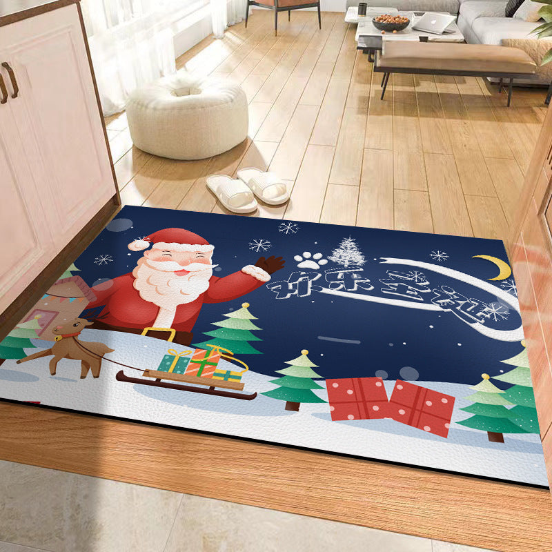 Christmas Holiday Atmosphere Non-slip Mat