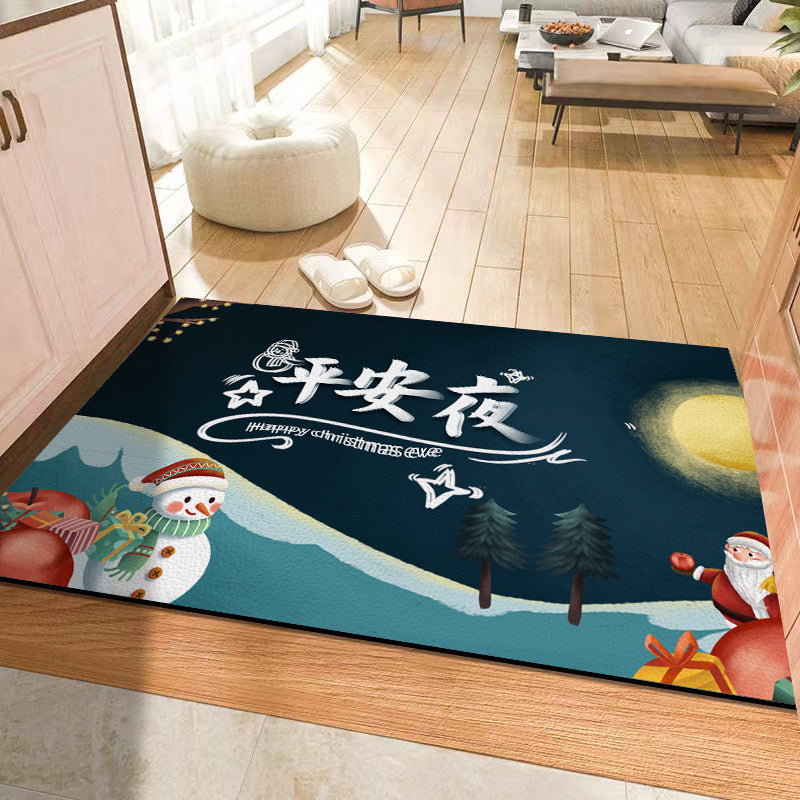 Christmas Holiday Atmosphere Non-slip Mat