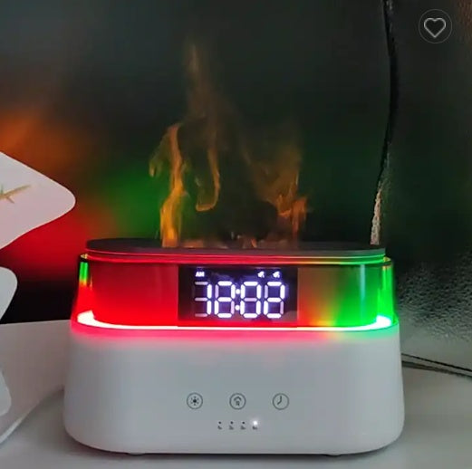 Elegant Simulation Flame Humidifier With Timer