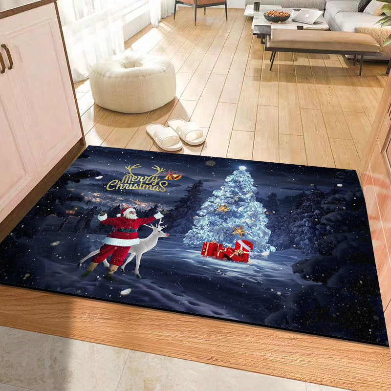 Christmas Holiday Atmosphere Non-slip Mat