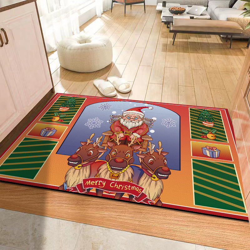 Christmas Holiday Atmosphere Non-slip Mat