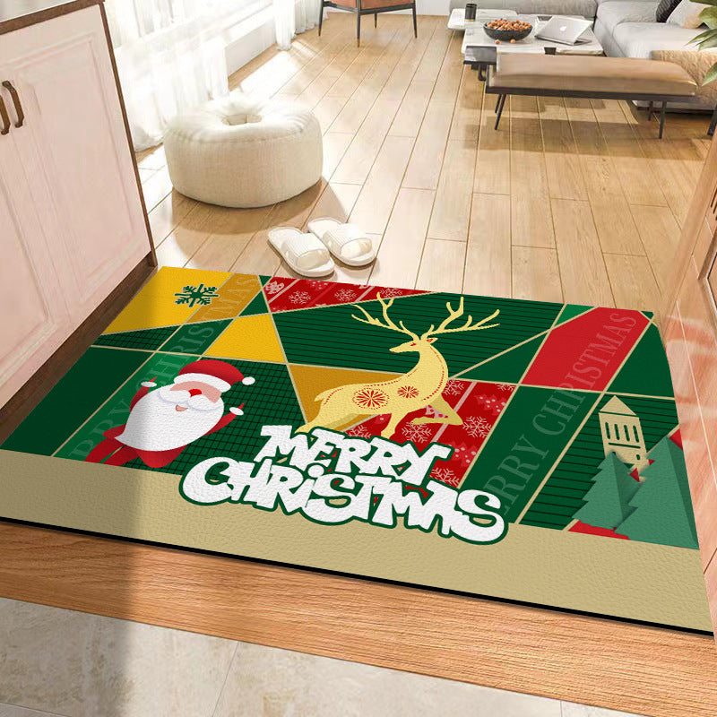 Christmas Holiday Atmosphere Non-slip Mat