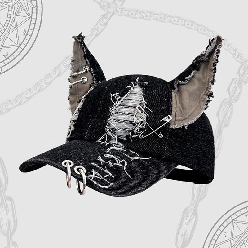 Dark Grunge Doberman Cap