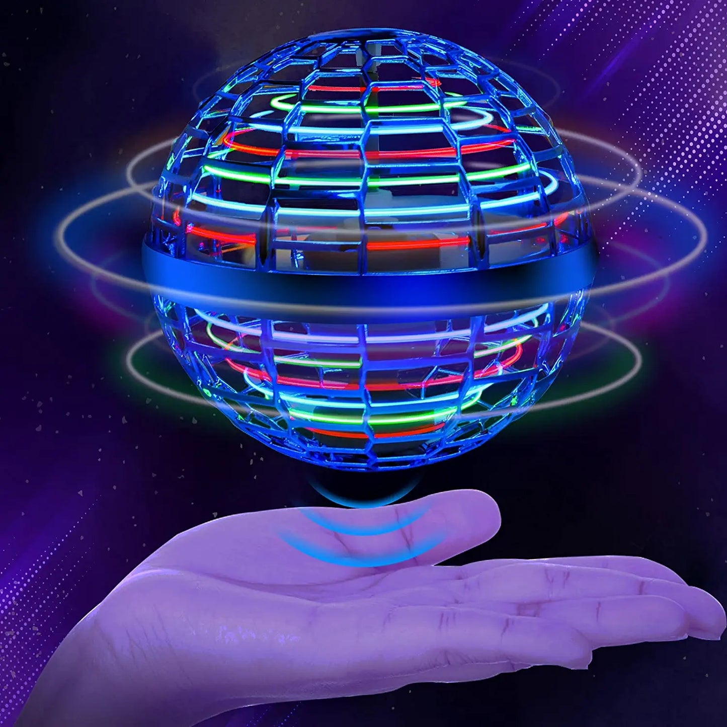 Noel LED Flying Spinning Orb Drone