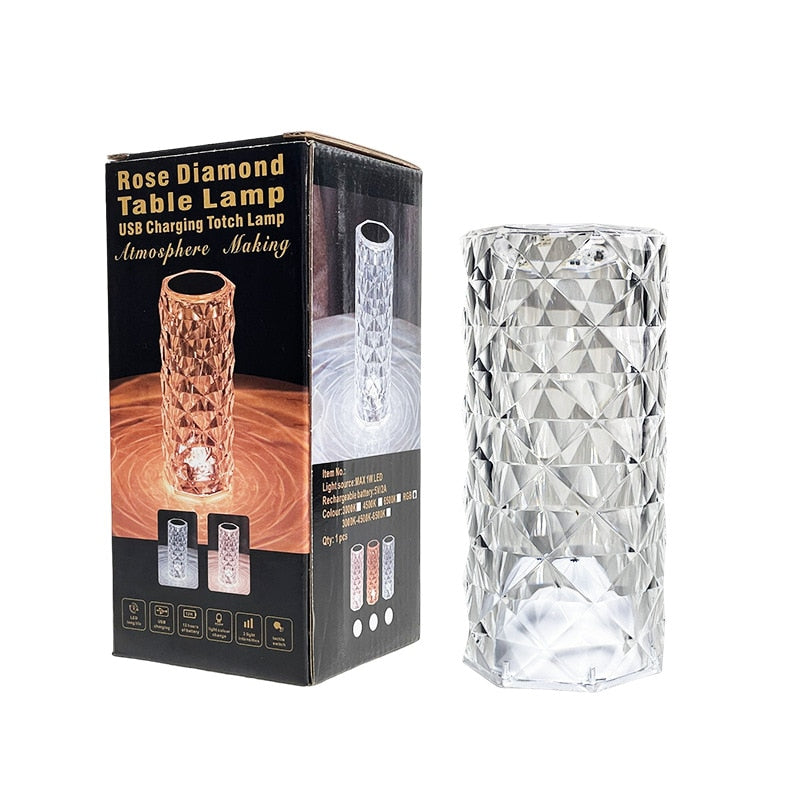 DIAMOND ROMANTIC CRYSTAL LAMP