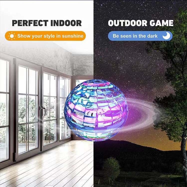 Noel LED Flying Spinning Orb Drone