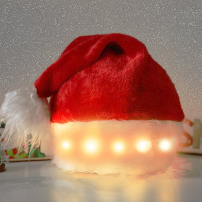 Christmas LED Light Plush Hat