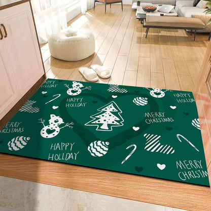 Christmas Holiday Atmosphere Non-slip Mat