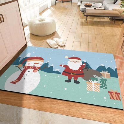 Christmas Holiday Atmosphere Non-slip Mat