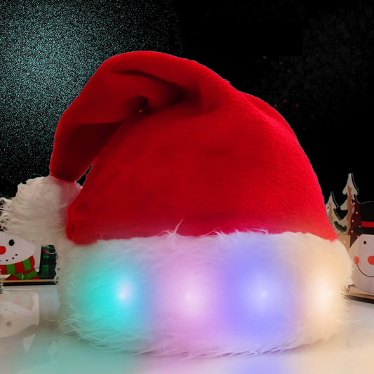 Christmas LED Light Plush Hat