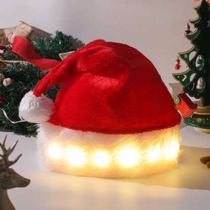 Christmas LED Light Plush Hat