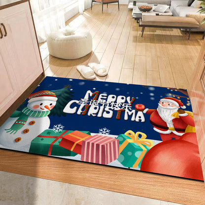 Christmas Holiday Atmosphere Non-slip Mat