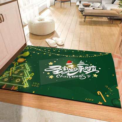 Christmas Holiday Atmosphere Non-slip Mat