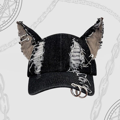 Dark Grunge Doberman Cap