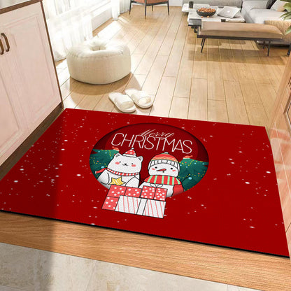 Christmas Holiday Atmosphere Non-slip Mat