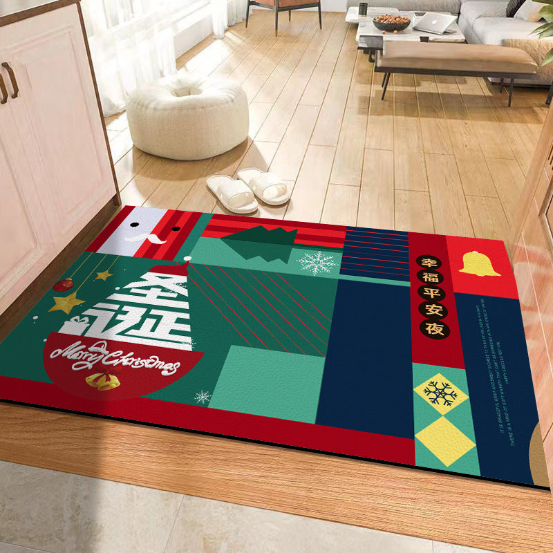 Christmas Holiday Atmosphere Non-slip Mat